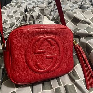 Red Gucci crossbody